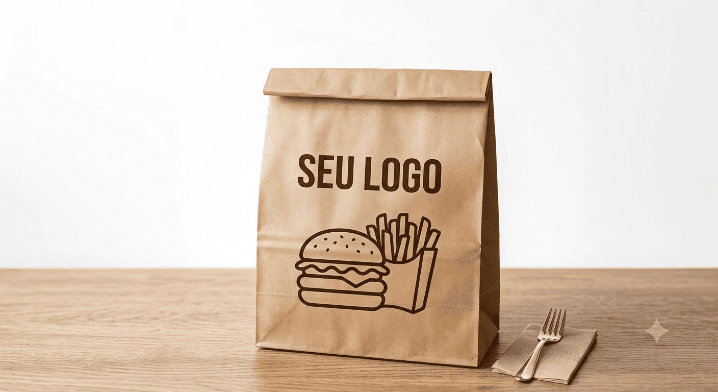 Saco kraft personalizado